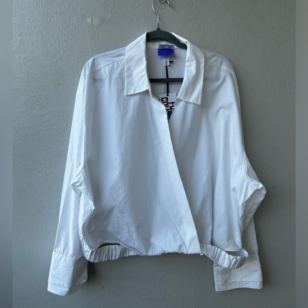 Crop top long sleeve plus size
